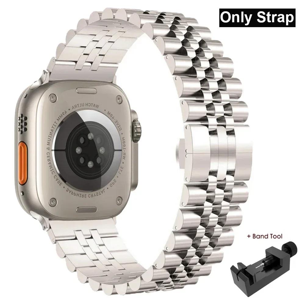 TPU Protector Case+Metal Strap For Apple Watch Ultra Band 49mm 45mm 44mm 41mm 40/38 Stainless steel Bracelet series 3 5 6 se 7 8