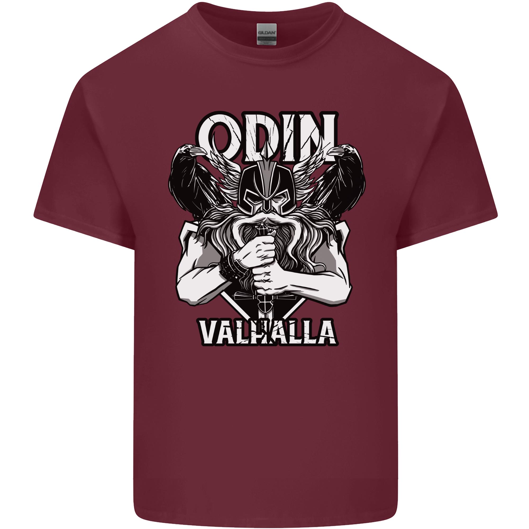 Odin Valhalla Viking Warrior Unisexs Light Cotton TShirt S