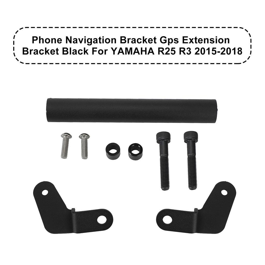 Phone Navigation Bracket Gps Extension Bracket Black For Yamaha R25 R3 2015-2018