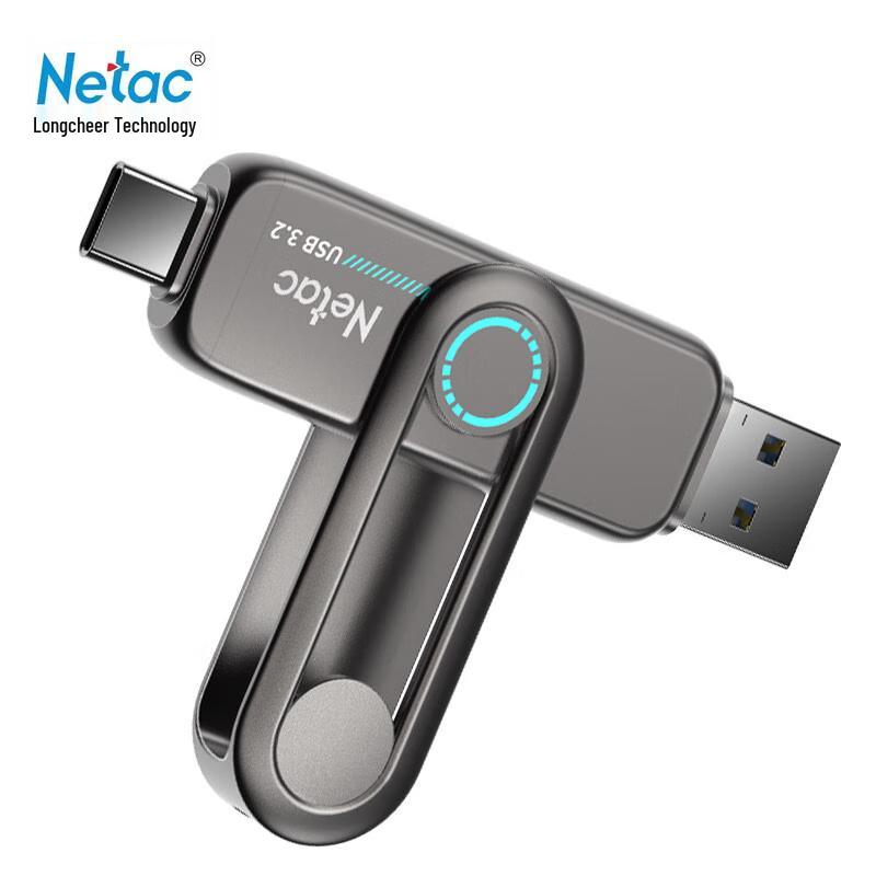 Netac US7 256GB Dual-Interface USB 3.2 Flash Drive