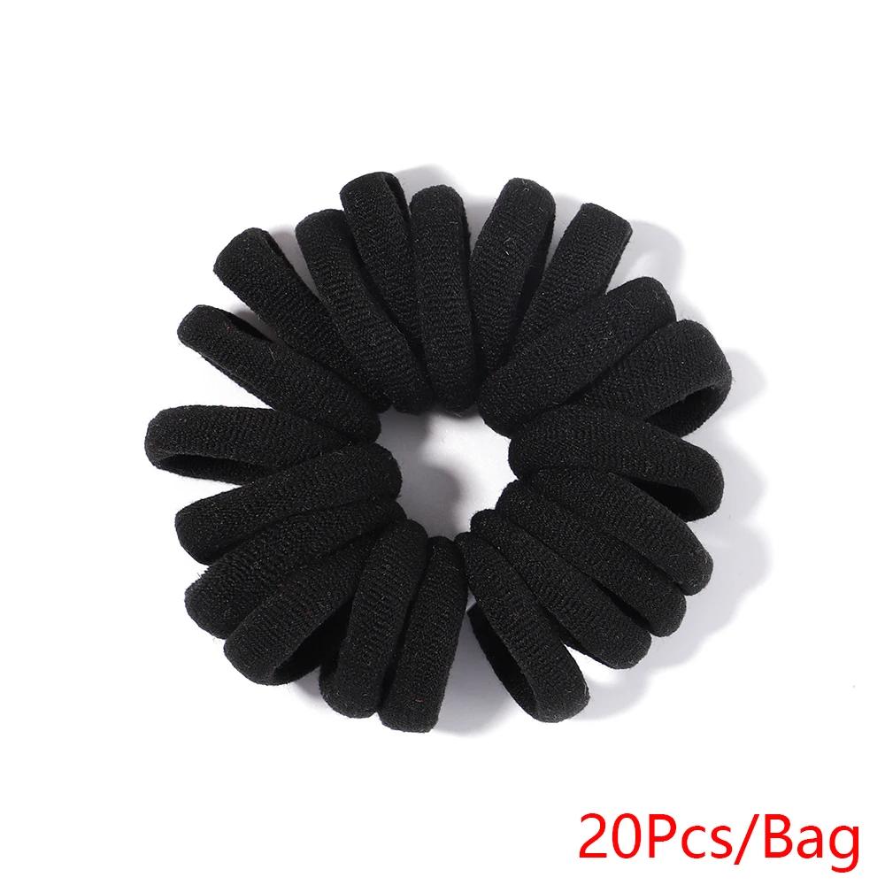 

20/100Pcs/lot Hair Bands Girls Candy Color Elastic Rubber Band Hair Bands Child Baby Headband Scrunchie Kids Hair Accessories