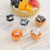 Kawaii 1-4 Stück Mini Katze Ornament Garten Kätzchen Statue Heimdeko Geschenk Kinder Kinder Babyzimmer Dekoration Spielzeug Miniaturfiguren