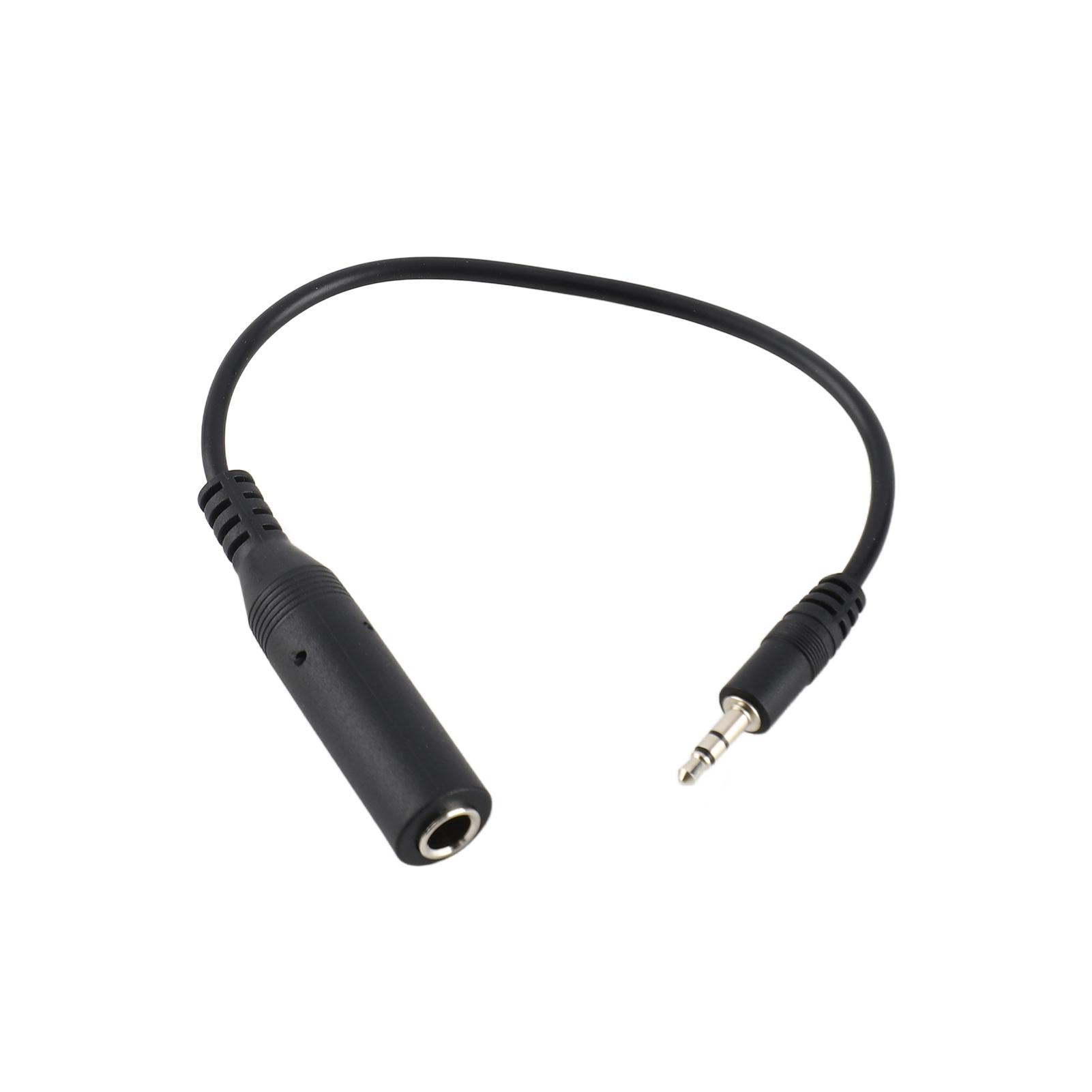 

Аудиокабель-адаптер 3,5 мм на 6,5 мм Кабель-конвертер 3,5 мм штекер на 6,35 мм гнездо для микрофона, наушников