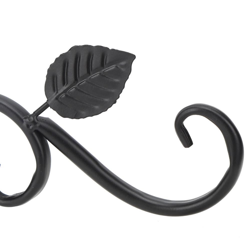 2pcs 11x9 In Plant Hanger Bracket Black Wall Hook Hanging Plant Bracket  Flower Pots