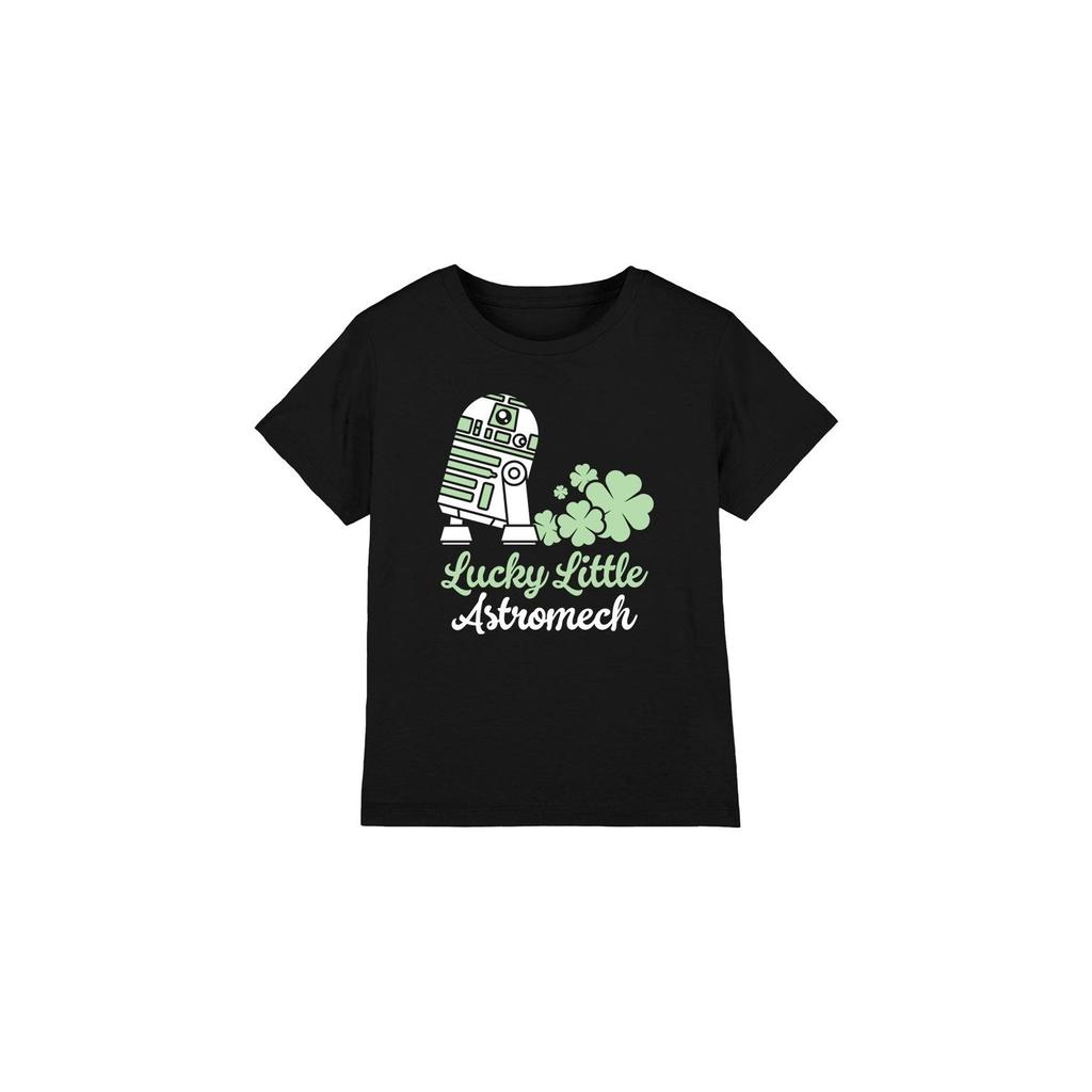 Star Wars Childrens/Kids Lucky Astromech St Patricks Day T-Shirt