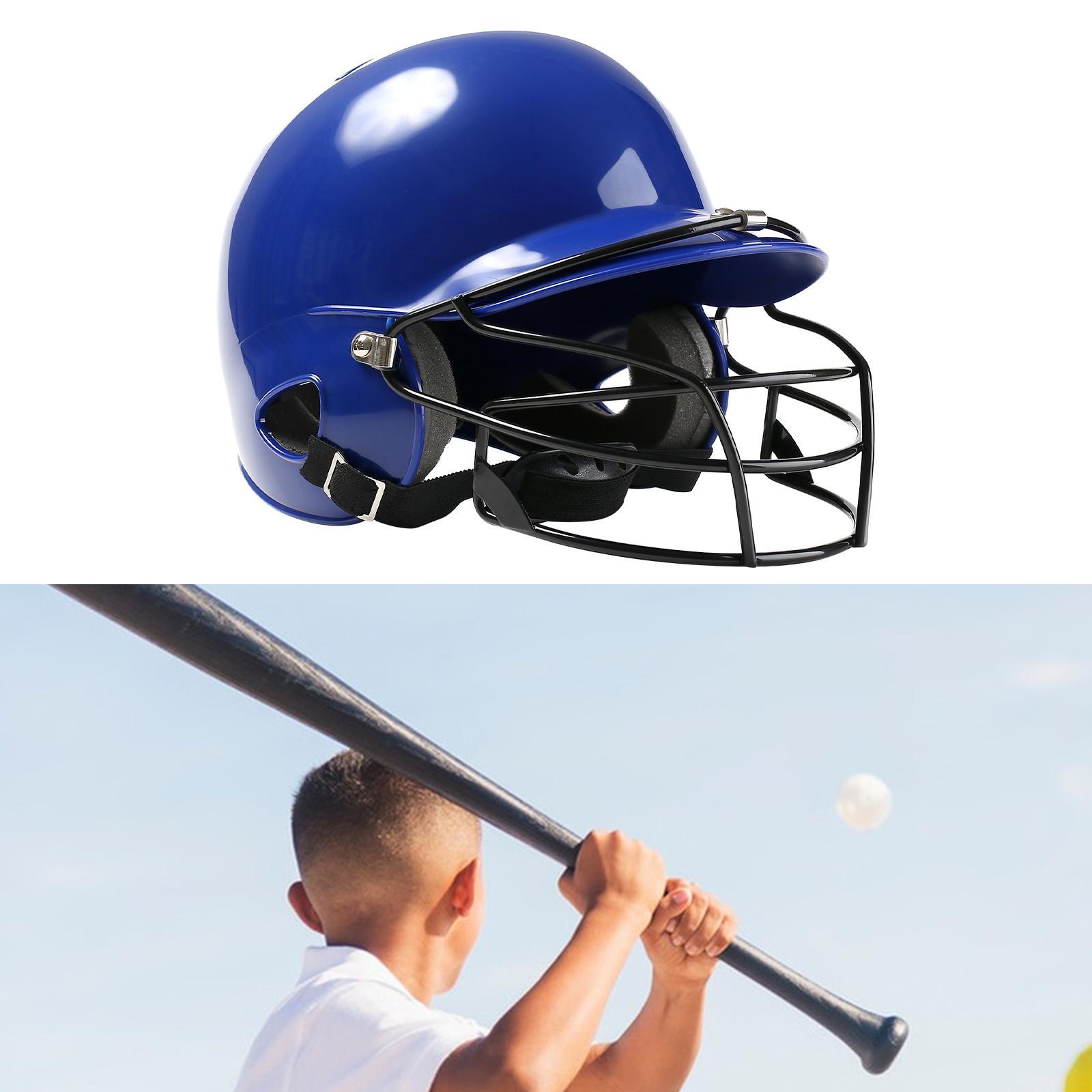 Baseball Batting Helmet with Facemask Sports Softball Helmet Protective Gear