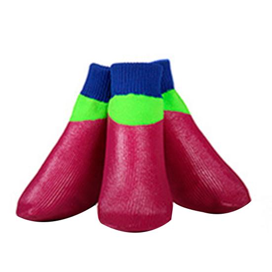 4 ks ponožek pro domácí mazlíčky Nepromokavé Odolné Bavlna Prodyšné Chránič tlapek štěněte na procházky