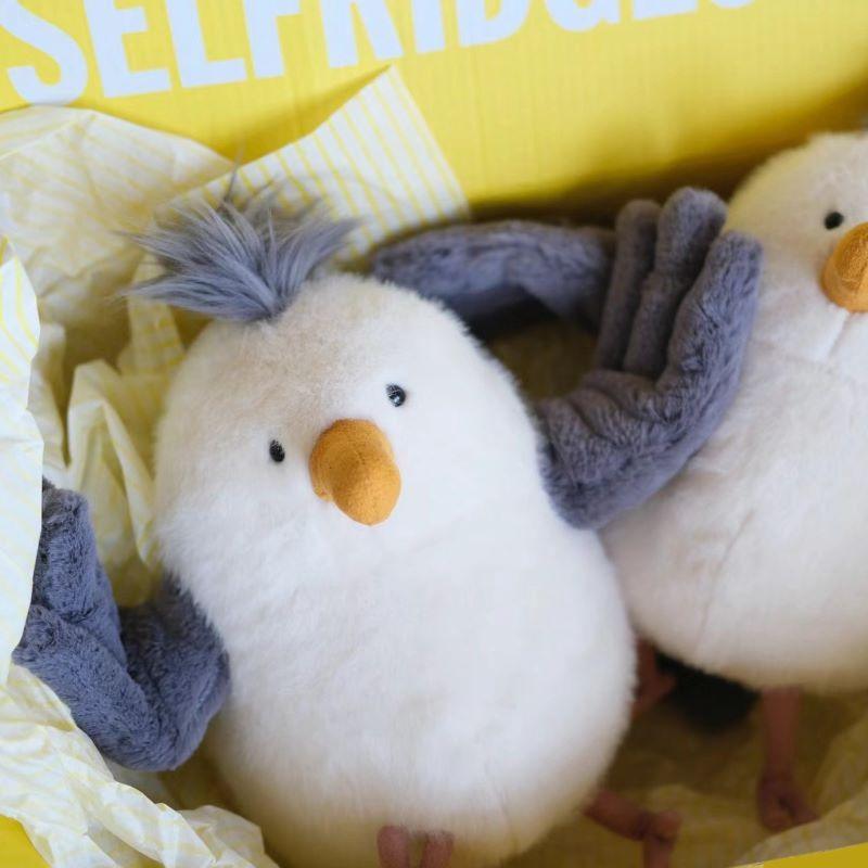 Chip Capybara Seagull Duck Plush Toy Soft Animal Figure For Kids And Collectors