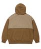 [Pba] Arch Logo Washed Layered Hoodie [Dusty Beige]