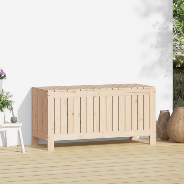 VidaXL Garden Storage Box 108x42.5x54 Cm Solid Pine Wood 823829