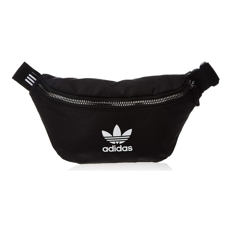 Adidas Originals Trefoil Large Logo Sports Casual Polyester Chest Bag Unisex Bags Black ED5875 Black