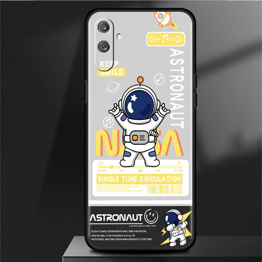 Soft Case For Oppo Realme 8 C21Y C21 GT Neo 2 Pro 3 7 9 Pro 8i 6 C11 9i C35 C15 Master C12 C3 Phone Cover Fashion Cool Astronaut