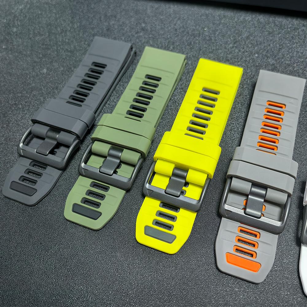QuickFit Silicone Strap For Garmin Fenix 8 7X Pro 51mm/Enduro 3/Quatix/Tactix 7/Descent Mk2 Mk2i/D2 Mach 1 Watch Band Bracelet