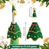 1pcs Christmas Porch Goose Costume Festive Felt Goose Suit for Outdoor Tree Decoration Garden Yard Ornament