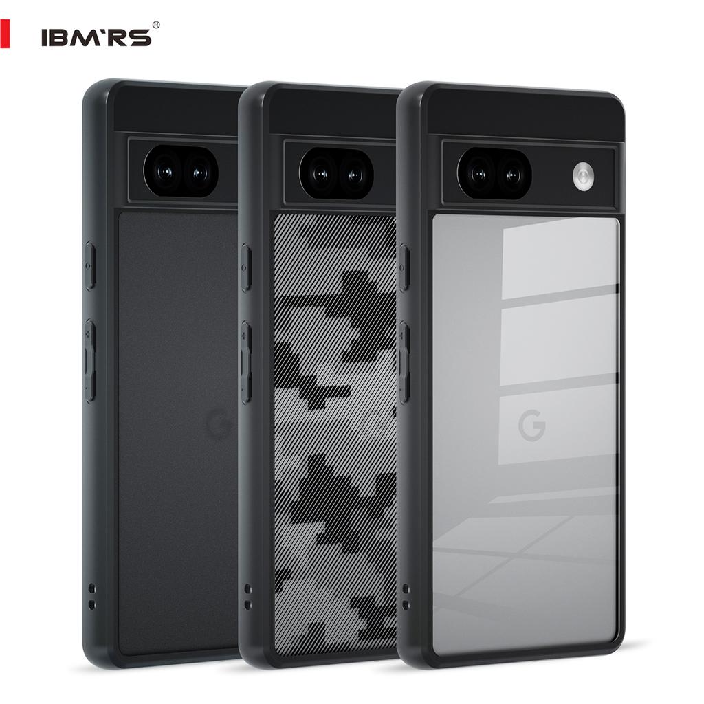 (Comes with wrist strap)for Google Pixel 7a Case ,Camouflage PC Hard Back Soft edges Airbag Shockproof Transparent business Back Cover Phone Case