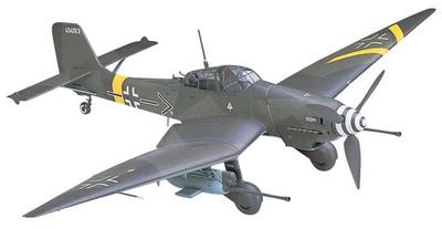Hasegawa Luftwaffe Attack Aircraft Junkers Ju87G Stuka Kanonen Vogel Plastic Model ST25 1/32 Anti-tank
