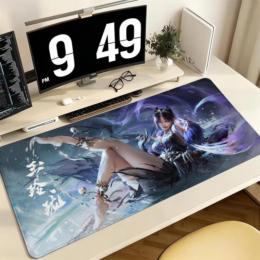 Naraka Bladepoint Pro ESports Xxl Gaming Mousepad Extra Large NonSlip Stitched Edge Keyboard Laptop Desk Mat For Pc Gamer