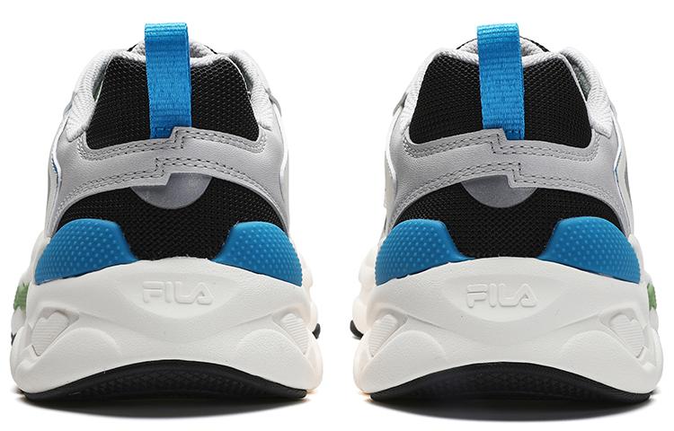 Men's Sneakers FILA Y2K Lace Up Low top Casual Shoes Men's White Black Lotus Gray
