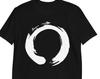 Japanese Calligraphy Zen T Shirt - Enso Circle Japan Buddhism Buddhist Yoga Zen Inspirational Mindfulness Meditation Womens Mens Black Shirt