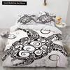 3D Octopus Duvet Cover King Queen Size Cute Cartoon Ocean Animal Bedding Set for Kids Teens Sealife 2/3pcs Polyester Quilt Cover