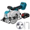 140mm Cordless Circular Saw for Makita 18V with 3.0Ah Battery, 51mm Cutting Depth, Compact Electric Saw & Blade, DIY Power Tool (Battery Included)