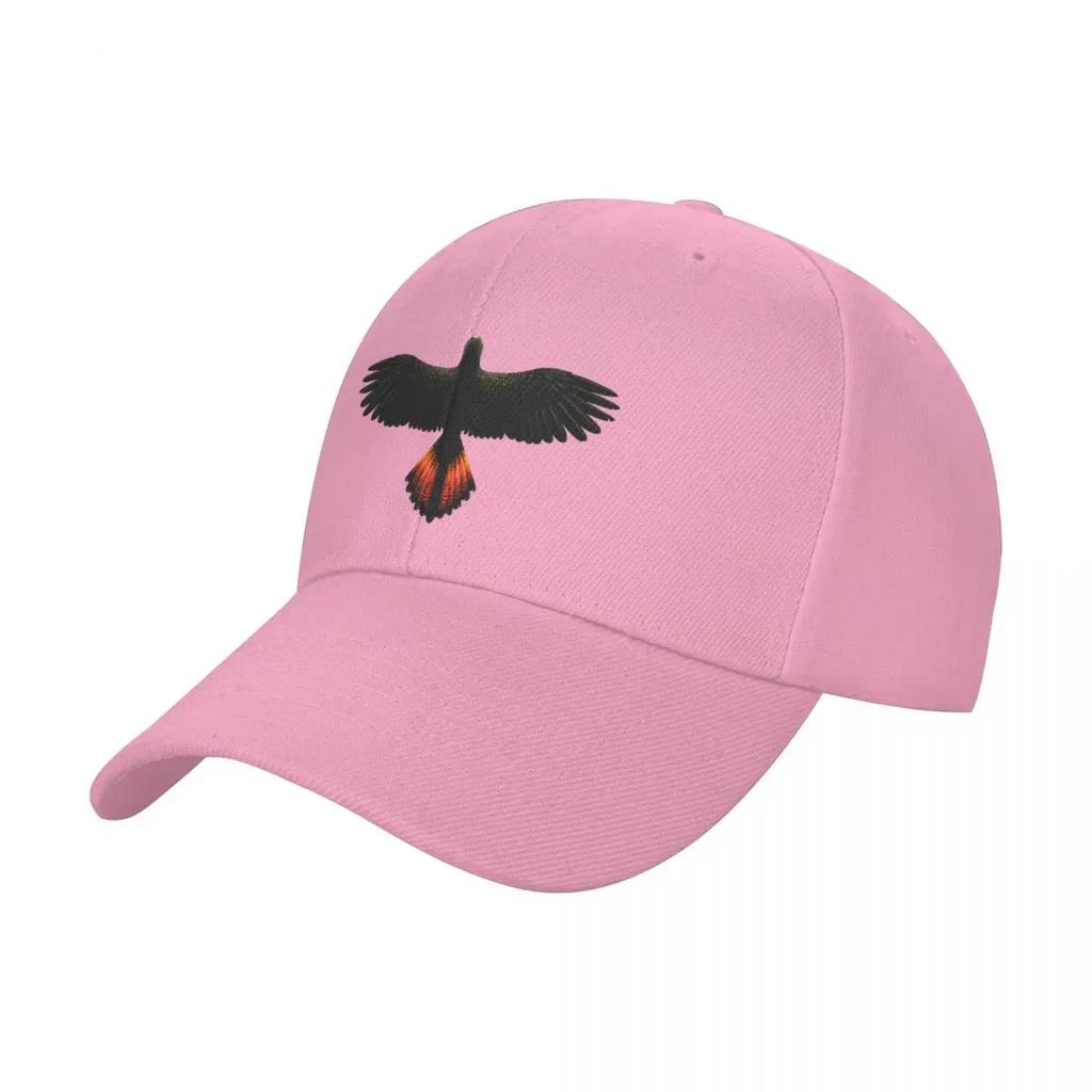 RedTailed Black Cockatoo  Australian Bird Baseball Cap birthday Golf Wear Women Beach Fashion Mens
