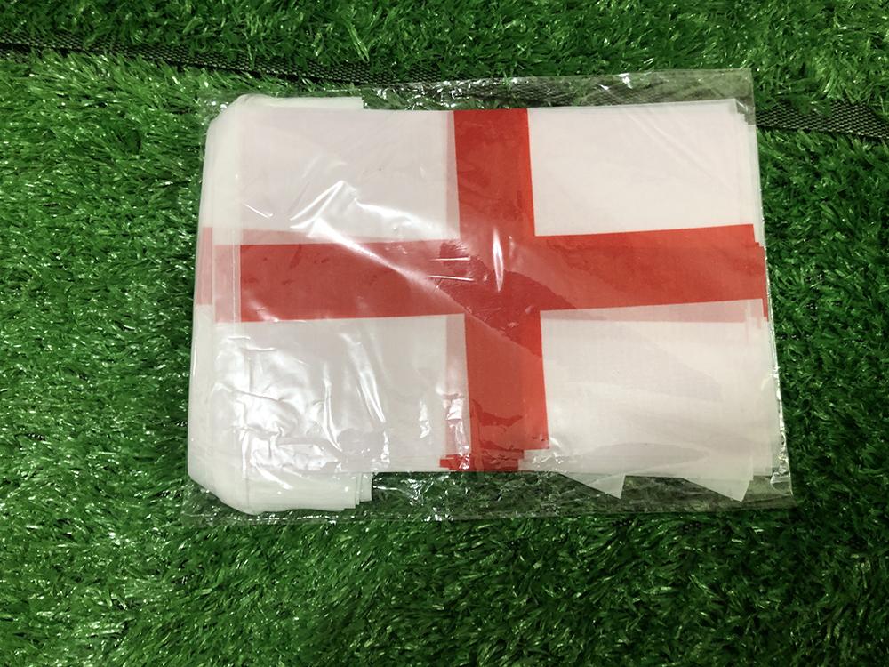(SKY FLAG)14x21cm England bunting flags 20pcs/package polyester Pennant England String Banner Buntings Festival Party Holiday
