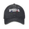 Bardella 2027 Retro French Text Denim Hat Outdoor Adventures Caps Men Baseball Cap For Men