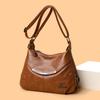 Simple Women's Shoulder Bag, Casual Crossbody Bag, Fashionable Shoulder Bag, Soft PU Leather Handbag Suitable for Daily Use and Shopping