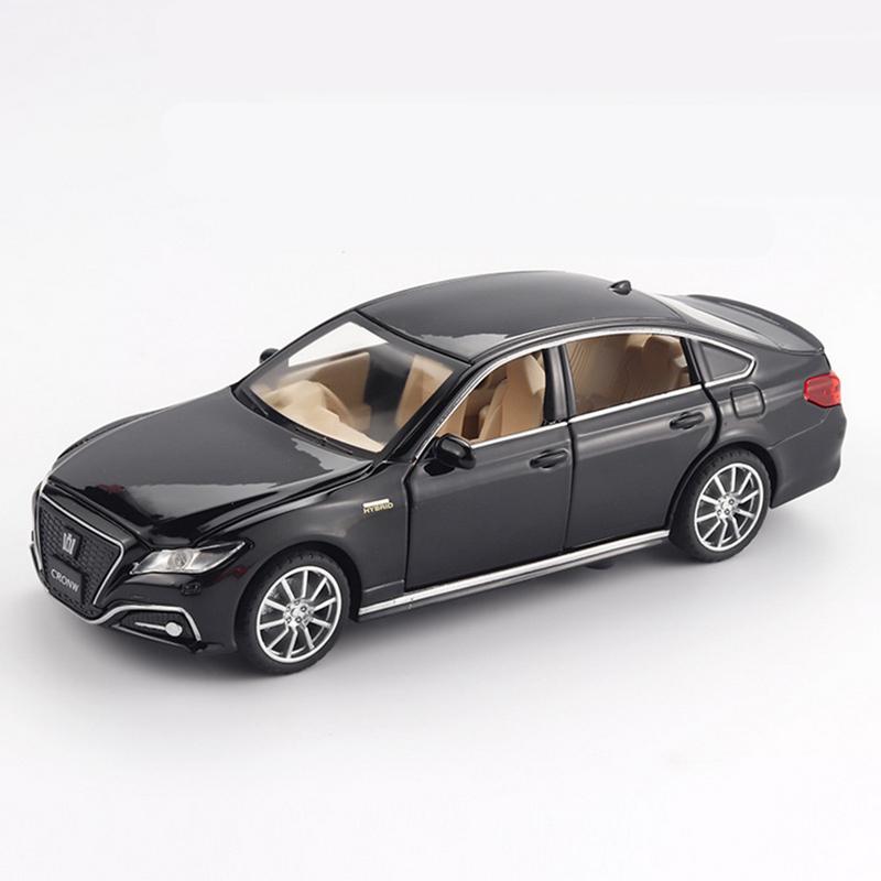 1/32 Toyota CROWN Alloy Car Model Diecasts & Toy Vehicles Metal Toy Car Model Simulation Sound Light Collection Gift