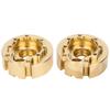 2pcs RC Car Counterweight Balance Weight Portal Drive Housing for Traxxas TRX 4 1:10 Vehicle