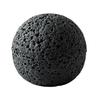 Planet Bowl Molecular Cuisine Creativity Imitation Volcano Stone Ball Place Round Smoke Cup Black Tableware