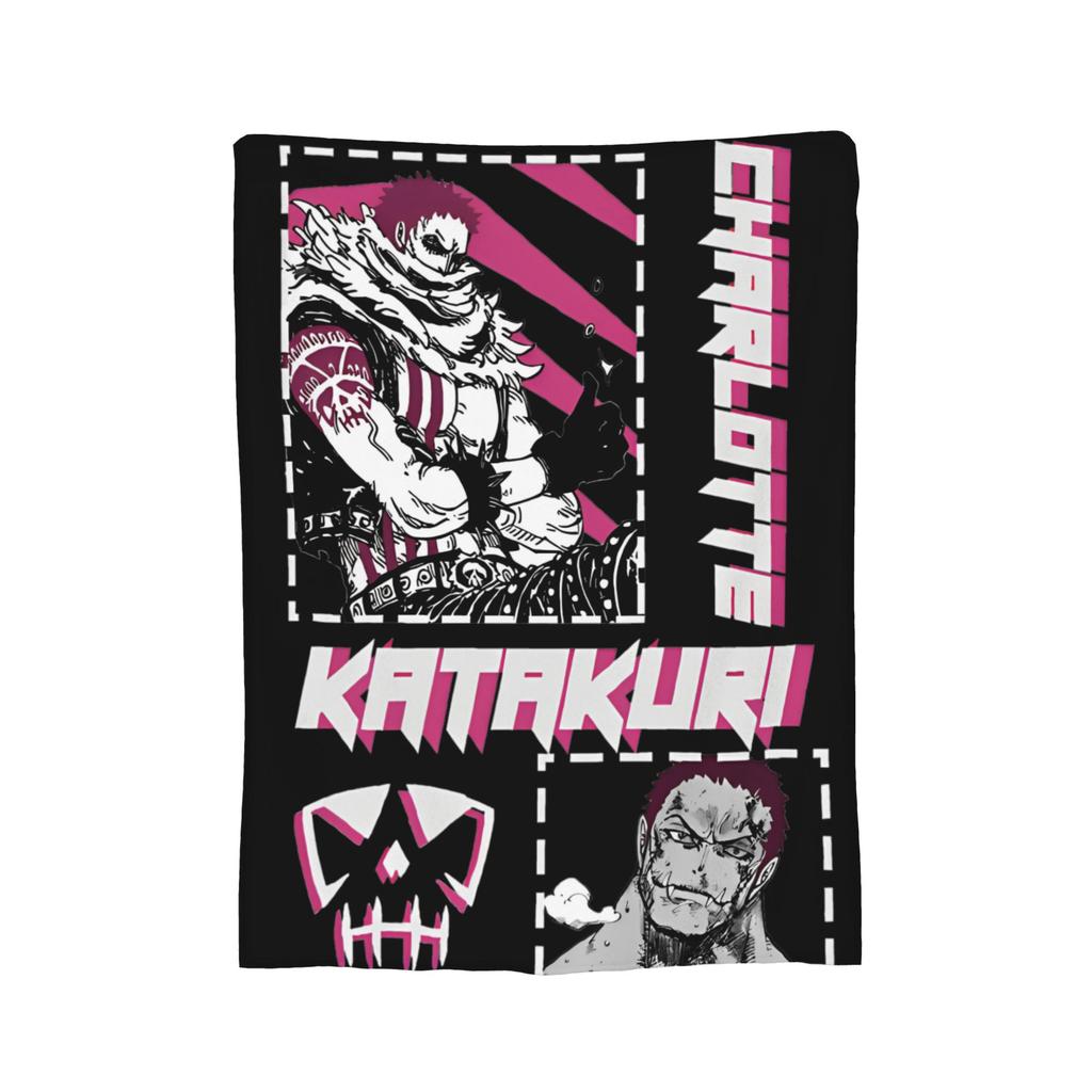Zoro Wanted Luffy Anime Blanket Flannel Throw Blanket Bedroom Sofa Printed Ultra-Soft Warm Bedsprea,