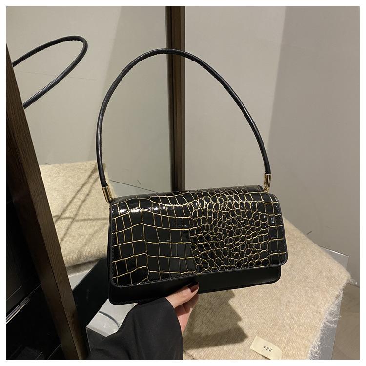 New Trendy Texture Fashionable Simple and Versatile Ins Handbag New Shoulder Bag High End Textured Women's Bag