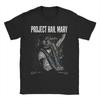 T-shirt Cool Fist My Bump Unisex Unisex Girocollo T-shirt in Puro Cotone Project Hail Mary Manica Corta Abbigliamento Taglie Forti