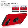 For Google Pixel 9a Case PC + TPU Phone Cover with Rotatable Ring Holder