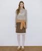 Sinun Lace Midi Skirt (Brown)