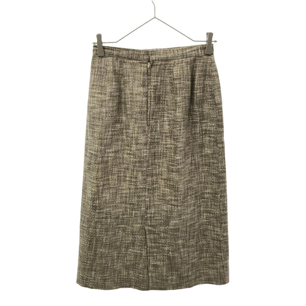 Burberrys Leinen Overall mit Trägern Mimole-Länge Enger Rock Reißverschluss hinten, gefüttert Damen Gebraucht