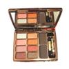 Winnie the Pooh Eyeshadow: 8-Color Palette with Diamond Finish & 2 Eyebrow Powders.