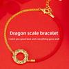 S925 Sterling Silber Drachenschuppen Armband für Mädchen Hochwertiger roter Seil Schmuck Valentinstagsgeschenk
