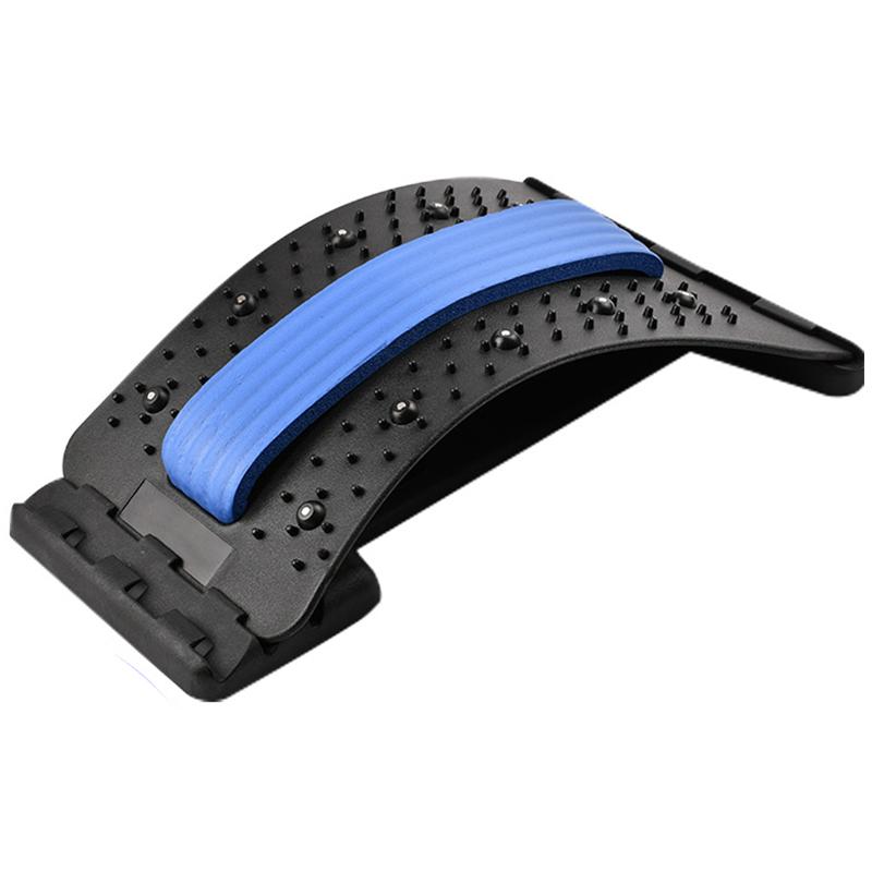 

Носилки для спины, магнитотерапия, многоуровневый регулируемый массажер для талии, шеи, фитнеса, поясничного отдела шейного отдела позвоночника, облегчение боли синий