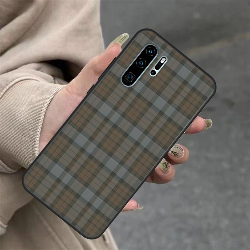 Outlander Fraser Tartan Case For Huawei Nova 10 SE 9 11 11i 8i 3i 5T Y60 Y70 Y90 Y61 Y91 P20 P30 Pro P40 Lite Cover