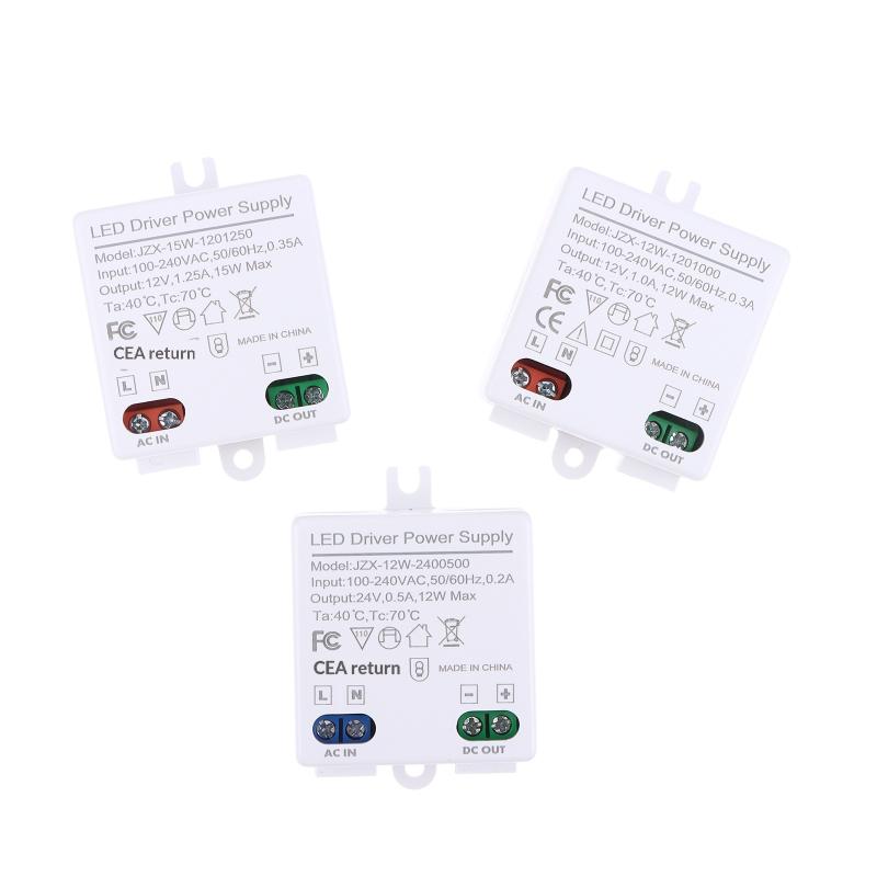 LED Transformer 12V 24V Power Supply Constant Voltage for Indoor Lighting 6W 12W 15W Energy Efficient Solution