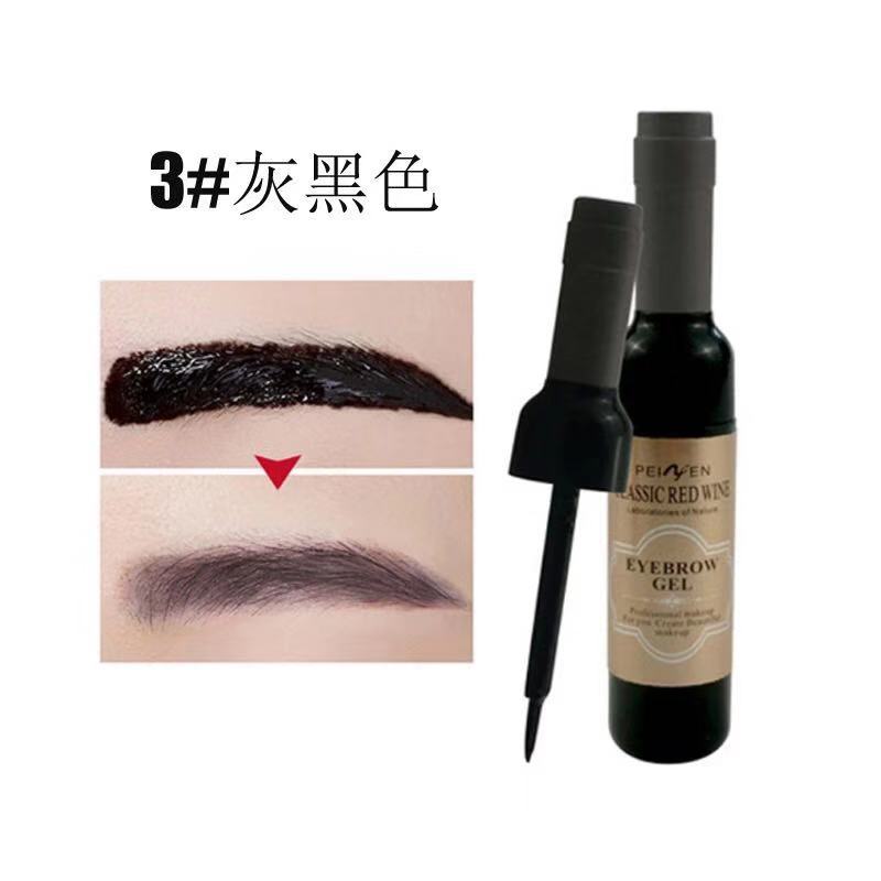 

Крем для бровей, слеза, бутылка красного вина, водонепроницаемый и устойчивый к размазыванию крем для бровей, пудра для бровей чёрный