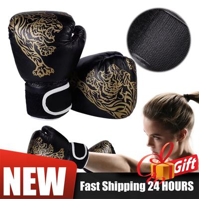 1 pár PU kožené boxerské rukavice Dětské boxerské tréninkové rukavice Kickboxerské rukavice Dámské/Pánské boxerské rukavice Pohodlné boxerské rukavice