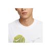 Nike Court Loose Fit Crew Neck Pullover Drop Shoulder Short Sleeve T-Shirt Men Tops White HJ3469-100