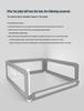 Universal Baby Bedside Safety Rail - Adjustable Bed Bumper & Anti-Fall Guardrails