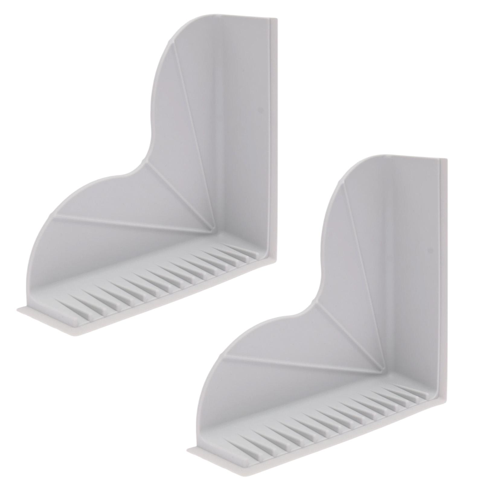 

2Pcs Shower Splash Guard Silicone Shower Water Guard with Strong Suction Cups Reusable Bathtub Corner Splash Guard for Bathroom