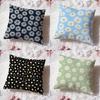 Daisy Pattern Cushion Cover Premium Comfort Reversible Pillow Cove Two In One Design for Any Room  Car Interior
