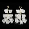 Cupcake Stand Dessert Display Serving Platter Fruit Plate Decorative Tray for